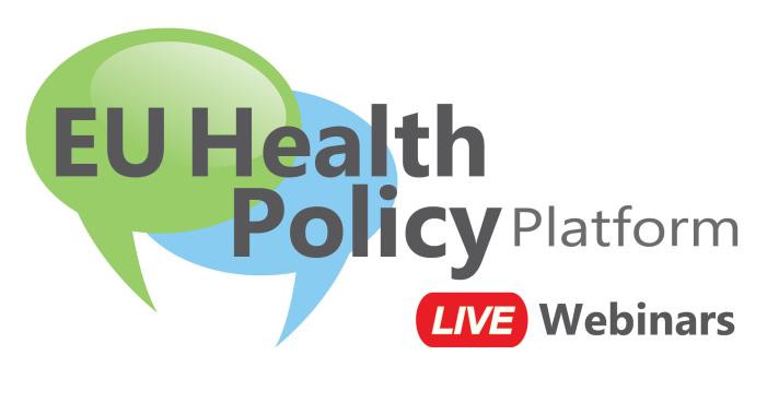 EU Health Policy Platform Live Webinar logo