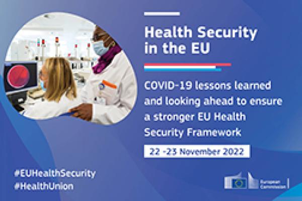 Conference on COVID-19 lessons learned and looking ahead to ensure a stronger EU Health Security Framework